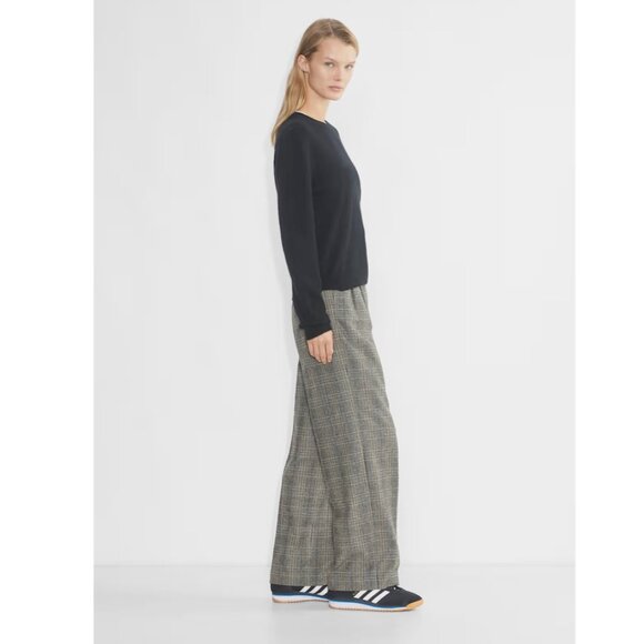 Aritzia Effortless Pant in Precision Wool - Carney Charcoal/Taupe - 10 - NWT - Picture 5 of 5